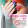 Xoali ND-02 elektrischer Nagelfräser 25.000 U/min, 12-in-1 Set, einstellbare Geschwindigkeit & Richtung, für Gel- & Acrylnägel, Star Grey