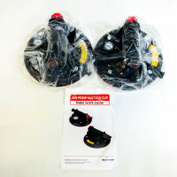 Set of 2 professional suction cups, 200 mm, 200 kg load capacity, with case, for glass, tiles, marble, granite, assembly & construction