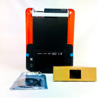 Formlabs Form 4B 3D-Drucker Basispaket, MSLA-Technologie, 100–240V, 4,3A, Schutzklasse I, schwarz/orange