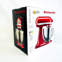 KitchenAid Artisan Premium KSM185, 5KSM185PSECA, Food Processor 4.8 l, Stainless Steel Bowl, Stand Mixer, Apple Red