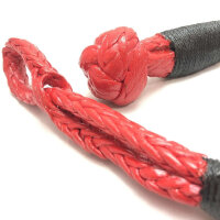 Factor 55 00066 Soft shackle 9.5mm x 25.4cm, off-road winch accessory, extremely durable, red/black