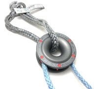 Factor 55 00264 pulley, for 8–12 mm synthetic rope, 97.9 kN breaking strength, incl. UHMWPE soft shackle