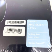 SuiPlay 0X1 Handheld Console, AMD Ryzen 7 7840U, 16GB RAM, 512GB SSD, Playtron OS, Portable Gaming Device