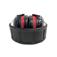 3M Peltor Optime III H540A Kapselgehörschutz, verstellbar, Doppelschalen, starke Dämmung, Schwarz-Rot