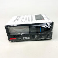 TELECOM SX-601 SWR & Wattmeter, 1.8–525 MHz, 1 kW, 2 sensors, 5/20/200 W, backlit display, 12V DC, HF/VHF/UHF