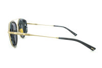Davidoff DAPS118-02 Mens Sunglasses, Titanium Frame, Polarized, 54x20x145 mm, Gold-Black, Brown Tinted Lenses