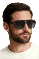 Davidoff DAPS121-03 Mens Sunglasses, Titanium, Polarized, Brown Frame, Brown Lenses, 55x17x145 mm