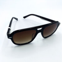 Davidoff DAPS121-03 Mens Sunglasses, Titanium, Polarized, Brown Frame, Brown Lenses, 55x17x145 mm
