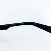 Davidoff DAPS121-02 Mens Sunglasses, Titanium, Polarized, Dark Blue Frame, Blue Gradient Lenses, 55-17-145 mm
