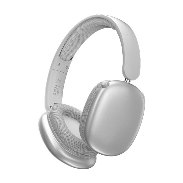 STEREO SY-T9 Over-Ear Bluetooth 5.3 Kopfhörer, kabellos, Stereosound, USB-C, inkl. Ladekabel, silber