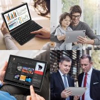 Oangcc A9 Tablet, 10.1 Zoll, Android 13, 12GB RAM, 128GB Speicher, 8MP Kamera, Octa-Core 2.0GHz, 1280x800, Grau