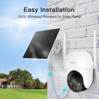 ARENTI 2K/3MP Outdoor WiFi Surveillance Camera, Wireless, PTZ 360°, Battery & Solar Powered, Color Night Vision, Spotlight, Siren, PIR, 2-Way Audio