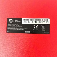 Nintendo Wii Mini, game console, red-black, IBM PowerPC processor, supports over 1400 Wii games