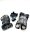 6:8 Medical Advantage TADV-01 Hemostasis Pressure Point Set, Disposable, Latex-Free, 3 Attachments, Storage Card, Tourniquet Compatible, 8-Year Shelf Life