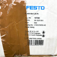 FESTO PUN-H-8X1.25-BL Plastic hose 50m, 8mm outer Ø, 5.7mm inner Ø, -0.95 to 10 bar, -35°C to 60°C, 197385
