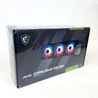 MSI MAG CoreLiquid A13 360, 360mm AIO CPU Water Cooling, ARGB, 3x120mm PWM Fans, LGA1700/1851/AM5/AM4, Black