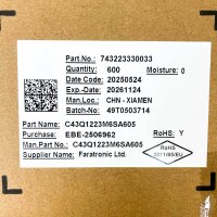 FARATRONIC C43Q1223M6SA605 Y2-Sicherheitskondensator, 22 nF, 300 VAC, ±10 %, THT, 15 mm Rastermaß, PC Pins, 600 Stück