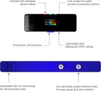 Frontier X2 Heart Rate Chest Strap, Smart Wearable Heart...