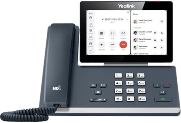 Yealink MP58-WH-TEAMS IP Phone, Business VoIP Desk Phone, Cordless Handset, for Microsoft Teams, UC, Teams Compatible