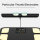 Smart Body Fat Scale FG2420UWB-A, 8 electrodes, large LED display, 8 measurements, G-sensor, non-slip silicone feet, body analysis scale