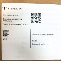 Tesla Model 3 1089543-00-K central display, genuine spare part, center display, vehicle display unit