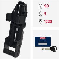 ABUS Bordo 6000K folding lock, SH bracket, XPlus cylinder, security level 10, high theft protection for bicycles/e-bikes