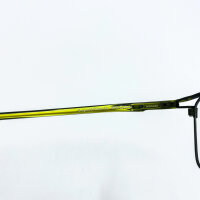 Etnia mens glasses 4 MONTME 550 DGYWO, rectangular full-rim frame, 55 mm lens width, black/green, transparent green temples