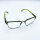 Etnia mens glasses 4 MONTME 550 DGYWO, rectangular full-rim frame, 55 mm lens width, black/green, transparent green temples