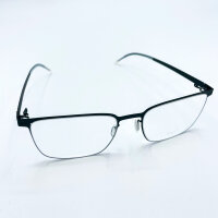 Etnia 6 Path 550 DG mens glasses, rectangular full-rim metal frame, 55-18-145 mm, black/dark green, nose pads