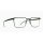 Etnia 6 Path 550 DG mens glasses, rectangular full-rim metal frame, 55-18-145 mm, black/dark green, nose pads