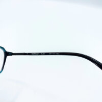 Etnia Herrenbrille 5 BIGTEX 540 BLRD, Vollrand, 54mm Glasbreite, 17mm Steg, 148mm Bügel, transparent Petrol/Blau, schwarz-rote Bügel