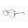 Etnia Herrenbrille 5 BIGTEX 540 BLRD, Vollrand, 54mm Glasbreite, 17mm Steg, 148mm Bügel, transparent Petrol/Blau, schwarz-rote Bügel