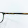 Etnia 5 DANIEL 550 HVGR Mens glasses, rectangular full-rim frame, 55 mm lens width, transparent green-brown temples