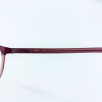 Etnia childrens glasses 5 LENNY 480 PK, rectangular full-rim frame, 48mm lens width, transparent pink with green temples