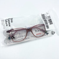 Etnia childrens glasses 5 LENNY 480 PK, rectangular full-rim frame, 48mm lens width, transparent pink with green temples