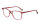 Etnia childrens glasses 5 LENNY 480 PK, rectangular full-rim frame, 48mm lens width, transparent pink with green temples