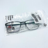 Etnia Mens Glasses 6 LEGRAI 550 DGSL, Semi-rimless, rectangular, metal, black, nose pads, 55-19-142 mm