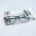 Etnia Mens Glasses 6 LEGRAI 550 DGSL, Semi-rimless, rectangular, metal, black, nose pads, 55-19-142 mm