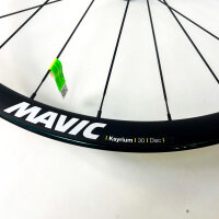 Mavic Ksyrium 30 Disc 7240602XC Hinterrad, Scheibenbremse, Speichen, Nabe, Zubehörtasche, schwarz