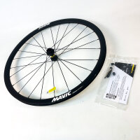 Mavic Ksyrium 30 Disc 7208102XC bicycle front wheel, disc brake compatible, with spokes, hub, accessory bag, black