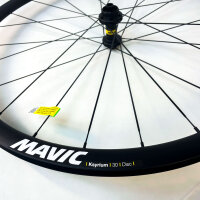 Mavic Ksyrium 30 Disc 7208102XC bicycle front wheel, disc brake compatible, with spokes, hub, accessory bag, black