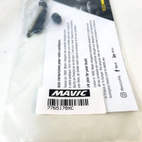 Mavic Ksyrium 30 Disc 7208102XC bicycle front wheel, disc brake compatible, with spokes, hub, accessory bag, black