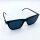 Davidoff DAPS126-01 Mens Sunglasses, rectangular, full rim, black, blue lenses, 54 mm lens width, 18 mm bridge, 145 mm temples