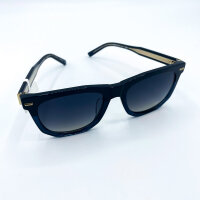 Davidoff DAPS122-05 Mens Sunglasses, rectangular, full rim, dark blue, gradient lenses blue, 54-19-145 mm