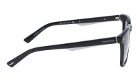 Davidoff mens sunglasses DAPS120-01, rectangular, full rim, 51 mm lens width, black frame, smoke gradient lenses