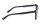Davidoff mens sunglasses DAPS120-01, rectangular, full rim, 51 mm lens width, black frame, smoke gradient lenses