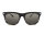 Davidoff DAPS122-03 Mens Sunglasses, rectangular, full rim, black, 54 mm lens width, 19 mm bridge, 145 mm temples, smoke gradient lenses