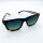 Davidoff DAPS122-01 Mens Sunglasses, rectangular, full rim, black, lens width 54 mm, smoke green lenses