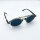 Davidoff DAPS128-03 Mens Sunglasses, rectangular, full rim, 49 mm lens width, beige frame, blue lenses