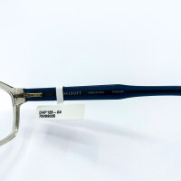Davidoff mens glasses DAP126-04, rectangular full-rim frame, lens width 55 mm, bridge width 16 mm, temple length 145 mm, beige, demo lenses